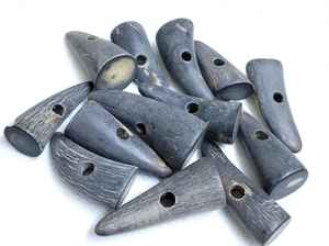 Botón de Cuerno de Búfalo Ecológico, Pulido, Religioso, Duradero, Hecho a Mano, de Primera Calidad, para Chaqueta, Diseño Minimalista, Artesanía Natural - Product Image 3