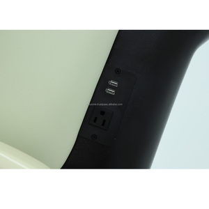 เก้าอี้ทำเล็บไฟเบอร์กลาส/หนัง สำหรับร้านทำเล็บในเวียดนาม ใช้ไฟ 110-240V แบบปรับด้วยมือ รับประกัน 1-2 ปี รูปทรงปรับแต่งได้ - Product Image 4