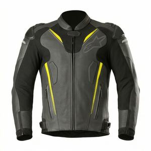 Veste de moto en cuir véritable pour homme de qualité supérieure, nouvelle arrivée, vestes de moto d'hiver, protections amovibles, personnalisables - Product Image 1