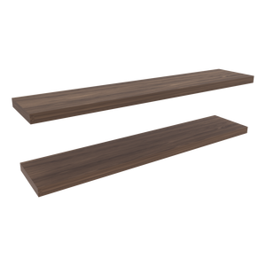 Ecco 47 \ "de ancho estantes flotantes Set 2 para decoración de pared de dormitorio Almacenamiento de baño sala de estar exhibición de libros - Product Image 6