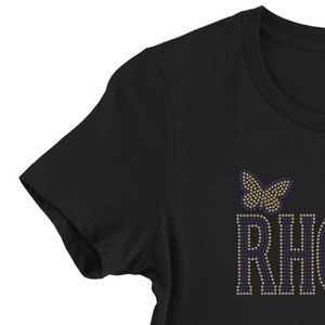 เสื้อยืด Sigma Gamma Rho ลายผีเสื้อสีดำ แขนสั้น คอกลม สำหรับผู้หญิง เสื้อยืดลำลองสำหรับชมรมนักศึกษา สั่งพิมพ์ลายได้ตามต้องการ ขายส่ง OEM - Product Image 6