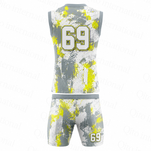 Conjunto de Uniforme de Fútbol 7V7 con Diseño Personalizado, Camiseta sin Mangas y Pantalones Cortos, Ropa Deportiva Sublimada para Equipos, Venta al Por Mayor OEM - Product Image 2