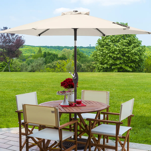 Sombrilla de Diseño Moderno OUTDOOR MD11 con Protección UV, Impermeable, Apertura con Manivela, Base Cruzada Incluida, Aleación de Aluminio de Vietnam - Product Image 5