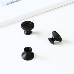 Zinc Alloy Cabinet <b>Knob</b> Matte <b>Black</b> European Style Durable Drawer Pull Cabinetry Handle for Kitchen Bedroom Bathroom Living Room - Product Image 3