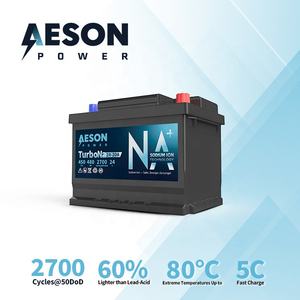 新型エイソンパワーNA24-20Aナトリウムイオン24V 20AhカーバッテリーMF始動用、2つの450CCAバッテリーの代替品、2700サイクル、-40～80℃、6.1kg - Product Image 1