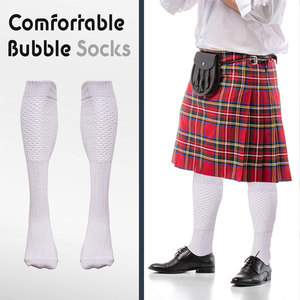 Export Quality Mens Scottish Kilt Hose <b>Socks</b> Highland Traditional Long <b>Wool</b> Blend <b>Socks</b> Ribbed Comfortable Fit for Daily Use - Product Image 5