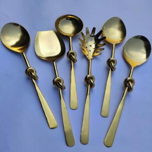 <b>Tabletop</b> Decorative Food Flatware Set Cutlery Set Spoons & Fork Set Kitchen Utensils Hotels and Restaurants Catering Use - Product Image 2