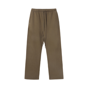 Factory Custom Logo 365g Elastic Waist <b>Men</b> <b>Jogger</b> <b>Pants</b> Casual Style Light Wash Oversized Wide Leg Heavyweight Mid Streetwear - Product Image 6