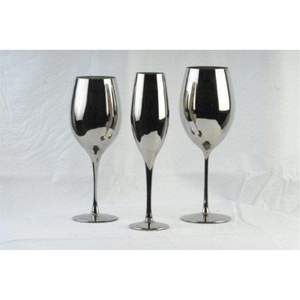 Juego de Copas de Vino Irrompibles de Acero Inoxidable, Copas Metálicas Plateadas, Flautas de Champán Resistentes a los Golpes para Bar, Fiestas y Bodas - Product Image 2