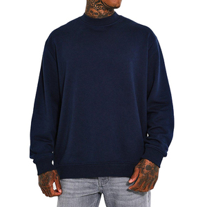 Sweat-shirt doux pour homme, col rond, en molleton de coton, manches longues, style décontracté, streetwear, vêtement d'hiver, confortable pour tous les jours - Product Image 2