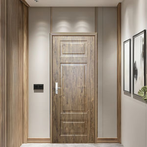 Puerta moderna de MDF con diseño de modelo 3D, puerta de entrada OEM para hoteles y apartamentos, muchos tamaños, superficie acabada de bajo precio fabricada en Vietnam - Product Image 3