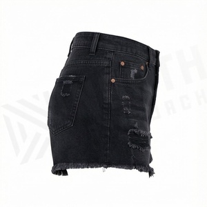 Women Denim Shorts Customized Color Comfortable Low Waist Cheap <b>Jeans</b> Girls <b>Work</b> Casual Summer Fashion Streetwear Y2K - Product Image 3