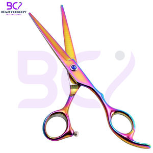 Nouvelles lames en acier inoxydable robustes, réglables, anti-rouille, sur mesure, pour ciseaux de barbier à coupe de précision. - Product Image 2