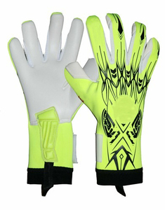 ถุงมือผู้รักษาประตูฟุตบอลลาเท็กซ์แบบมืออาชีพสำหรับขายส่ง พร้อมอุปกรณ์ป้องกันนิ้วมือ สำหรับการฝึกซ้อมกลางแจ้งและการเล่นฟุตบอล - Product Image 1