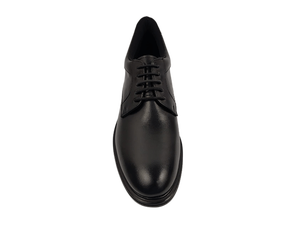 Chaussures Oxford en cuir véritable pour homme, bout rond, lacets, couleur unie, durables, toutes saisons - Product Image 1