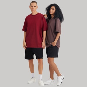 T-shirt de haute qualité 230G en coton épais, imprimé sur mesure, à épaules tombantes, coupe oversize streetwear, ajustement premium et doux - Product Image 3