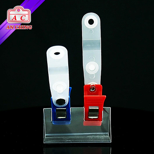 Nhựa mùa xuân <span class=keywords><strong>Clip</strong></span> dây đeo ID <span class=keywords><strong>Clip</strong></span> tên chủ thẻ <span class=keywords><strong>Clip</strong></span> - Product Image 2