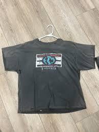 Camiseta Oversize de Algodón Tejido Grueso con Logo Personalizado 2026 para Hombre, Estilo Urbano, Color Negro Desgastado, Gráfico Vintage 'Power Memories' - Product Image 3