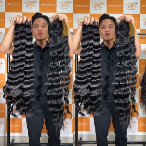 วิกผมลอนแบบใสด้านหน้าลูกไม้สวิส12x4วิกผมลอนแบบหลวมสีธรรมชาติ - Product Image 2