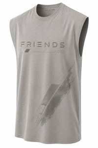 Ropa deportiva para hombre de alta calidad, camiseta sin mangas de secado rápido y transpirable, tejido ligero y ecológico. - Product Image 3