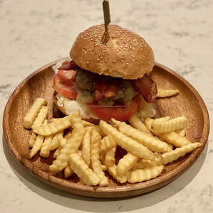 Wood <b>Plate</b> Natural Hardwood Platter Handcrafted Versatile Durable Sustainable Dinnerware for Daily Use or As <b>Picnic</b> & Poolside - Product Image 3