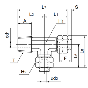 ST2N3ปิดท่อและอุปกรณ์ท่อร้อยสายไฟเบอร์8แบบเร็ว Nitta - Product Image 1