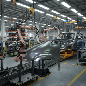 Nuevos Guardabarros Delanteros Izquierdo y Derecho Originales de Acero para Lancia Musa 2004-2012 (N.º de Pieza 51732283) - Product Image 1