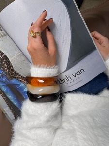 Handmade Artistic <b>Resin</b> Bracelet For Women Stylish Jewelry Designer <b>Resin</b> Bangles Set For Women Modern Wear - Product Image 2