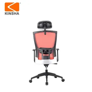 Silla de Oficina Ergonómica Giratoria KINSHA, Tapizada en Terciopelo, Piel Sintética y Malla, Base Cromada, Altura Ajustable, Espuma de Alta Densidad, Estilo Moderno para el Hogar - Product Image 3