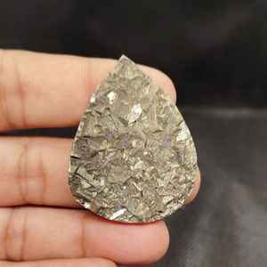 Piedra Preciosa de Cuarzo Verde Natural de Alta Calidad, Cabujón de Pirita Druzy, para la Fabricación de Joyas, Piedras Preciosas Sueltas - Product Image 1