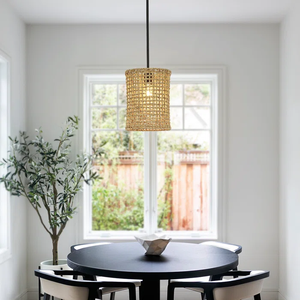 Hot Selling Eco Friendly Natural Seagrass Hanging Lampshade Artisan Woven Ceiling Light Cover - Product Image 3