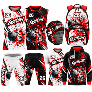 Maillots d'entraînement de football 7v7 imprimés numériquement, ensemble uniforme personnalisé respirant en polyester 100% à séchage rapide pour athlètes - Product Image 5