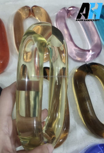 Décorations murales en chaîne acrylique modernes personnalisées, ornements en résine modernes faits à la main, suspendus pour la décoration intérieure, prêts pour le festival Diwali - Product Image 2