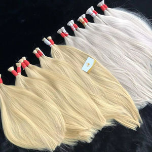 Extensions de cheveux humains Remy de qualité supérieure, russes et vietnamiens, en gros, 30 pouces, lots en vrac, livraison gratuite, matériau de cheveux indiens - Product Image 1
