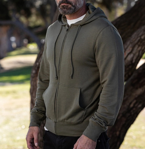 Vintage Style Acid Wash Hoodie for Men Kangaroo Pocket Relaxed Fit Cotton Blended Hooded Collar for Winter Season - Product Image 1