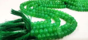 Chrysoprase naturel, calcédoine menthe, rondelle simple 8 mm, brin de 8 pouces de long - Product Image 4