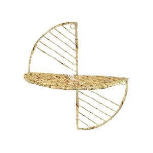 Meilleure vente étagère suspendue en jacinthe d'eau, étagère murale, art mural pour la décoration de la maison, vente en gros Viettimecraft - Product Image 1