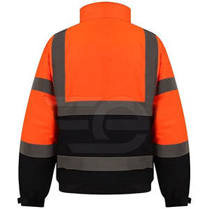 Chaqueta de Seguridad Reflectante de Alta Visibilidad para Trabajadores de la Construcción, Ropa de Trabajo Protectora y Duradera - Product Image 2