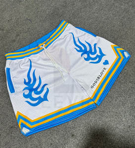 Pantalones Cortos de Baloncesto de Malla 100% Transpirables de Poliéster/Algodón, con Sublimación Sólida, Cintura Elástica Cómoda, Secado Rápido y Ecológicos - Product Image 2