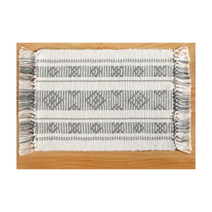 Sets de table carrés en coton 100% faits à la main, 14x18 pouces, imperméables, style classique tie-dye, réutilisables, style minimaliste pour la maison - Product Image 2