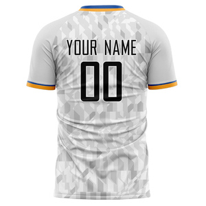 Maillot de football personnalisé pour équipe, vêtements de sport pour hommes, polyester à séchage rapide, sublimation, avec impression de nom et de numéro - Product Image 3