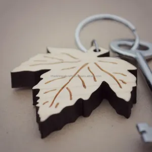 พวงกุญแจไม้ธีมประเทศและทวีปทำด้วยมือที่ใส่กุญแจไม้ธรรมชาติเป็นมิตรกับสิ่งแวดล้อมเหมาะสำหรับเป็นของขวัญและของที่ระลึก - Product Image 4