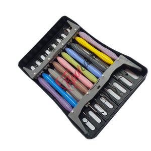 CE Dental Equipment Kit 10pcs Manual Power Steel Composite Filling Restorative Instruments Set Cassette Tool Kit Class I - Product Image 1