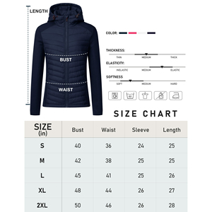 4 Way Stretch Women Down Coat Hooded Winter Technical Fabric Active Sport Performance Athletic Windproof Outerwear - Product Image 6