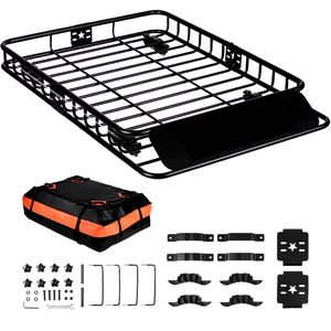 Portapacchi da Tetto 51'' X 36'' X 5'' Borsa Impermeabile per Carico 15 Cu Ft Capacità 200 LBS Cestello Universale per Tetto Auto - Product Image 1