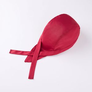 Gorro de Chef Ajustable de Color Negro para Restaurante, Gorro de Trabajo de Cocina para Camareros y Camareras, Gorro de Pirata - Product Image 1