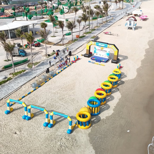 THUY LINH Rouleau flottant gonflable commercial en PVC pour la marche sur l'eau, parcours d'obstacles flottant pour piscine, lac, plage, loisirs - Product Image 6