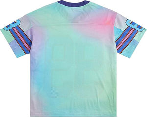 เสื้อเจอร์ซีย์ตาข่ายวินเทจ คอวี แขนสั้น สำหรับออกกำลังกาย คุณภาพสูง ระบายอากาศได้ดี ผลิตจากโพลีเอสเตอร์ ชุดกีฬาสำหรับผู้ใหญ่ชาย  รับสั่งทำตามแบบทีม - Product Image 5