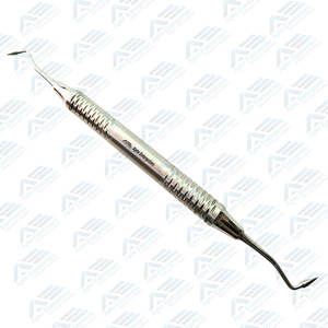 Limeur dentaire manuel double face en acier, forme carotte, pour laboratoire dentaire, certifié CE - Product Image 1