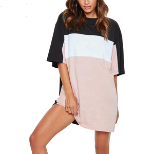 T-shirt à col rond et ample pour femmes, vêtement d'entraînement, de gymnastique, ample, surdimensionné, à ourlet, nouveau, bon marché, - Product Image 2